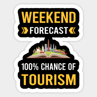 Weekend Forecast Tourism Sticker